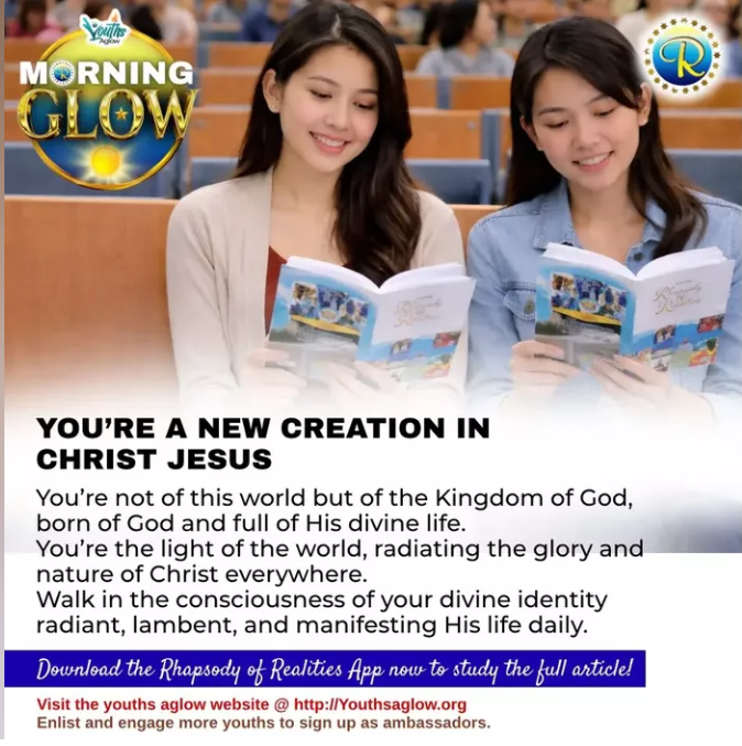 YOU’RE A NEW CREATION IN CHRIST JESUS