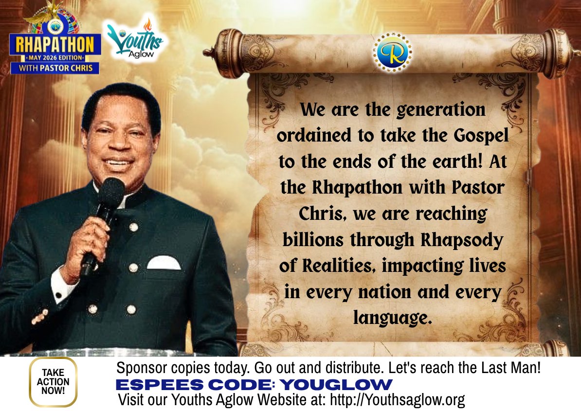 🌟⚡⭐We are the generation ordained to take the Gospel to the ends of the earth!  